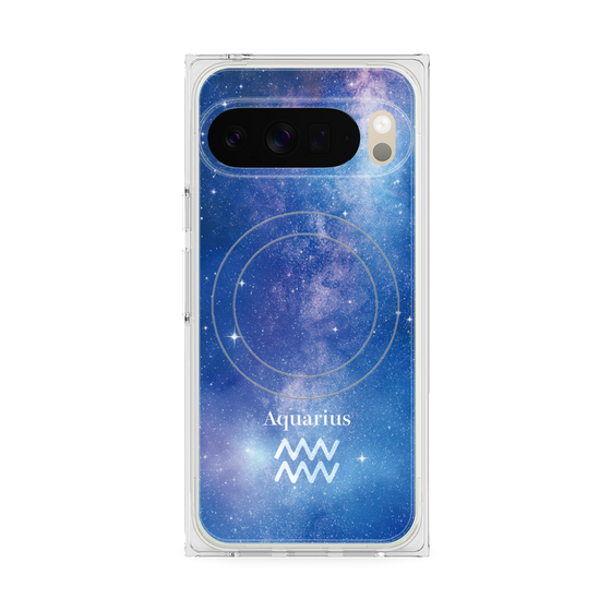 Premium Square Case with Pixelsnap［ STARRY SIGNS - Original - Aquarius ］