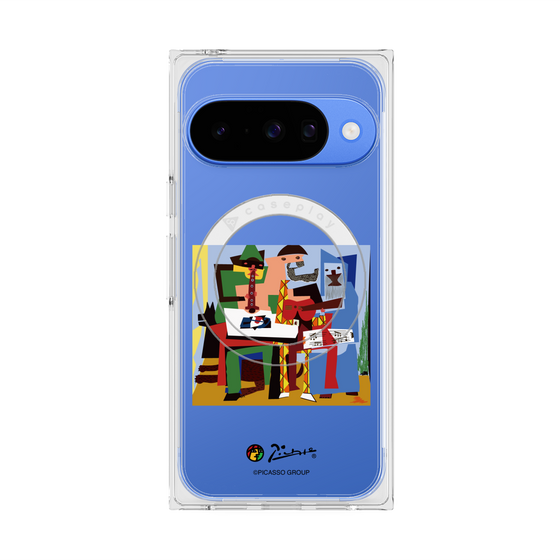 Premium Square Case with Pixelsnap［ PICASSO - Three Musicians ］