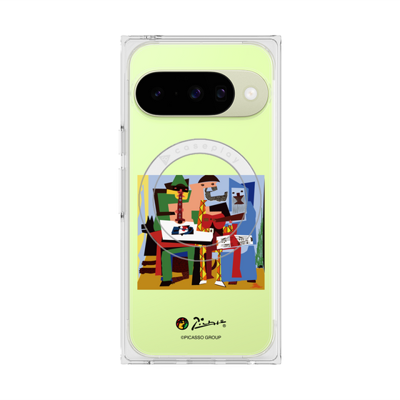 Premium Square Case with Pixelsnap［ PICASSO - Three Musicians ］
