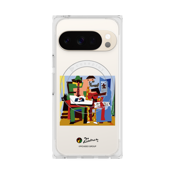 Premium Square Case with Pixelsnap［ PICASSO - Three Musicians ］