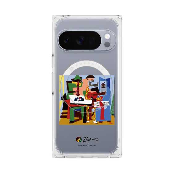 Premium Square Case with Pixelsnap［ PICASSO - Three Musicians ］