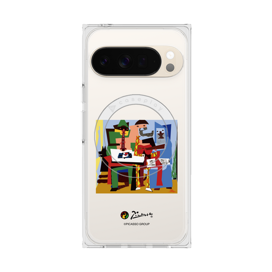 Premium Square Case with Pixelsnap［ PICASSO - Three Musicians ］