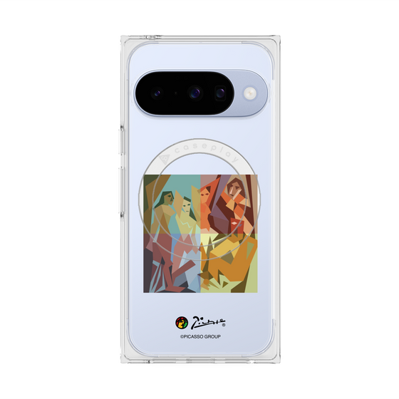 Premium Square Case with Pixelsnap［ PICASSO - Les Demoiselles d'Avignon ］