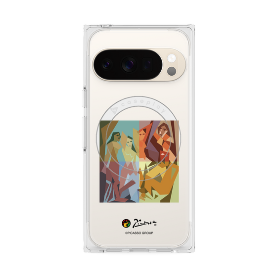 Premium Square Case with Pixelsnap［ PICASSO - Les Demoiselles d'Avignon ］