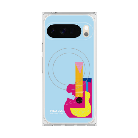 Premium Square Case with Pixelsnap［ PICASSO - Guitar ］