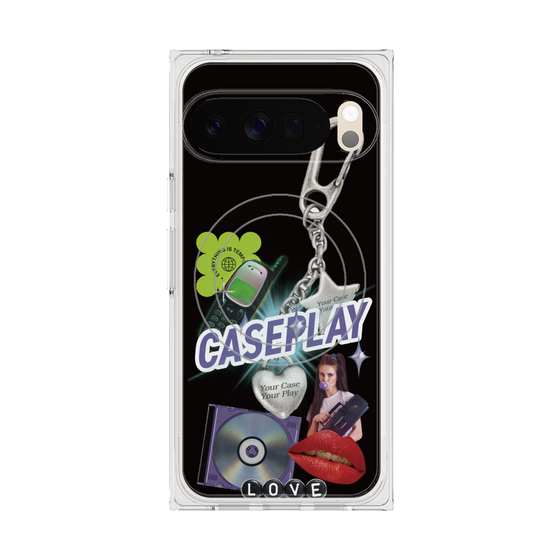 Premium Square Case with Pixelsnap［ YOUR CASE YOUR PLAY - Original - Music Lover ］