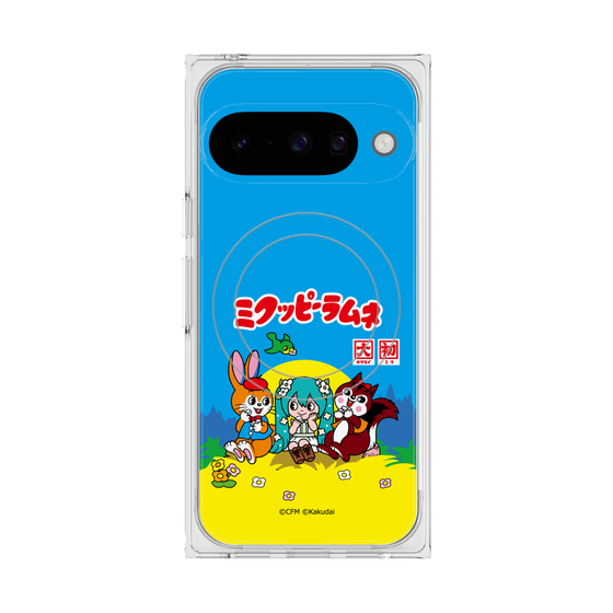Premium Square Case with Pixelsnap［ Hatsune Miku × Kuppy Ramune - Package ］