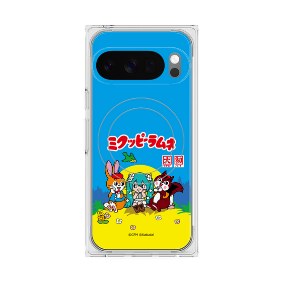 Premium Square Case with Pixelsnap［ Hatsune Miku × Kuppy Ramune - Package ］