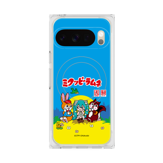 Premium Square Case with Pixelsnap［ Hatsune Miku × Kuppy Ramune - Package ］