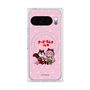 Premium Square Case with Pixelsnap［ Hatsune Miku × Kuppy Ramune - Megurine Luka × Ram - Chibi Illustration ］