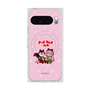 Premium Square Case with Pixelsnap［ Hatsune Miku × Kuppy Ramune - Megurine Luka × Ram - Chibi Illustration ］