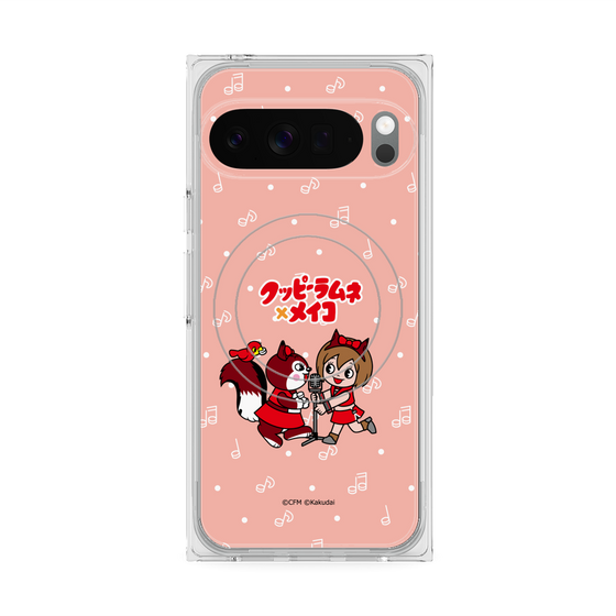 Premium Square Case with Pixelsnap［ Hatsune Miku × Kuppy Ramune - MEIKO × Ram - Chibi Illustration ］