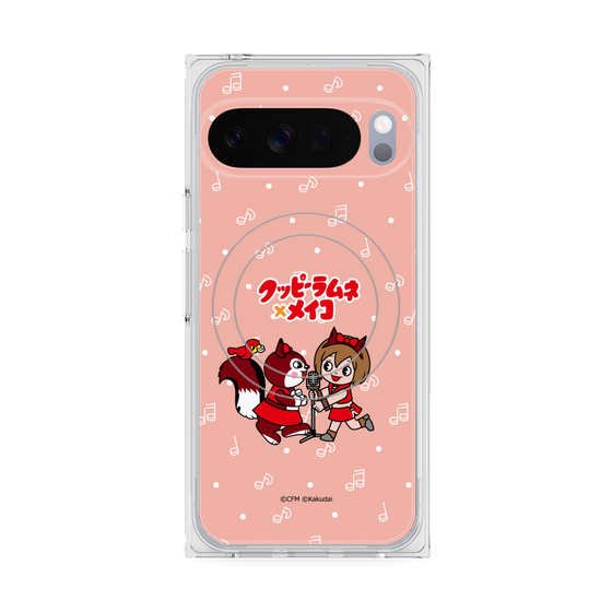 Premium Square Case with Pixelsnap［ Hatsune Miku × Kuppy Ramune - MEIKO × Ram - Chibi Illustration ］