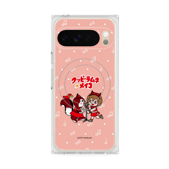 Premium Square Case with Pixelsnap［ Hatsune Miku × Kuppy Ramune - MEIKO × Ram - Chibi Illustration ］
