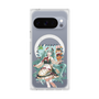 Premium Square Case with Pixelsnap［ Hatsune Miku × Kuppy Ramune - Hatsune Miku × Kuppy - Full-body Illustration 1 ］