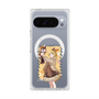 Premium Square Case with Pixelsnap［ Hatsune Miku × Kuppy Ramune - Kagamine Rin × Ram - Full-body Illustration 1 ］