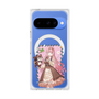 Premium Square Case with Pixelsnap［ Hatsune Miku × Kuppy Ramune - Megurine Luka × Ram - Full-body Illustration 1 ］