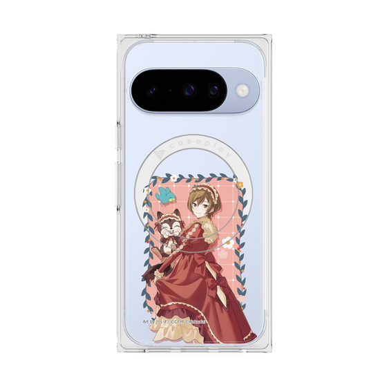 Premium Square Case with Pixelsnap［ Hatsune Miku × Kuppy Ramune - MEIKO × Ram - Full-body Illustration 1 ］
