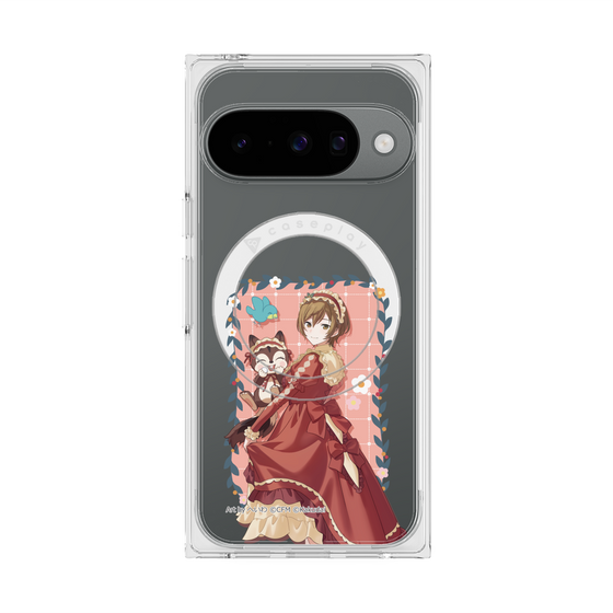Premium Square Case with Pixelsnap［ Hatsune Miku × Kuppy Ramune - MEIKO × Ram - Full-body Illustration 1 ］