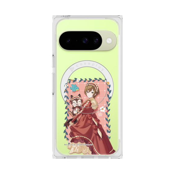 Premium Square Case with Pixelsnap［ Hatsune Miku × Kuppy Ramune - MEIKO × Ram - Full-body Illustration 1 ］