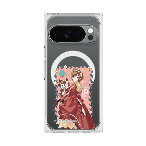Premium Square Case with Pixelsnap［ Hatsune Miku × Kuppy Ramune - MEIKO × Ram - Full-body Illustration 1 ］