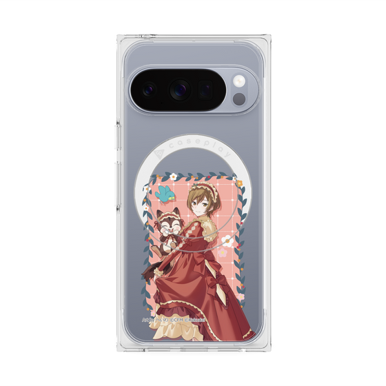 Premium Square Case with Pixelsnap［ Hatsune Miku × Kuppy Ramune - MEIKO × Ram - Full-body Illustration 1 ］