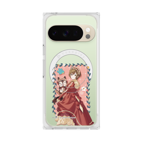 Premium Square Case with Pixelsnap［ Hatsune Miku × Kuppy Ramune - MEIKO × Ram - Full-body Illustration 1 ］