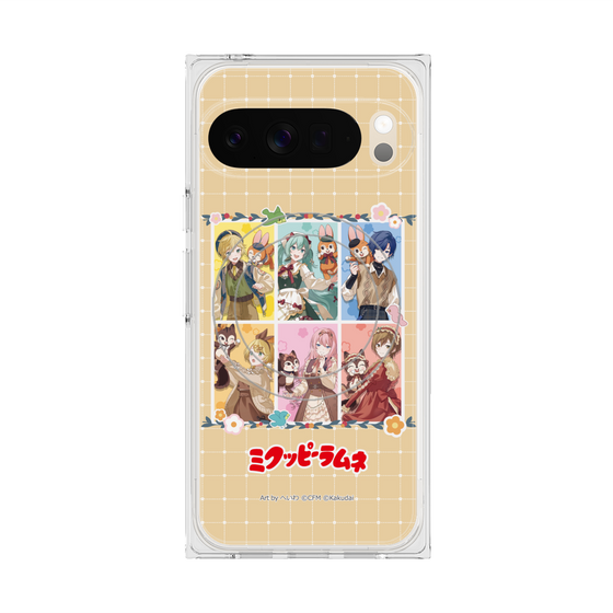 Premium Square Case with Pixelsnap［ Hatsune Miku × Kuppy Ramune - Full-body Illustration ］