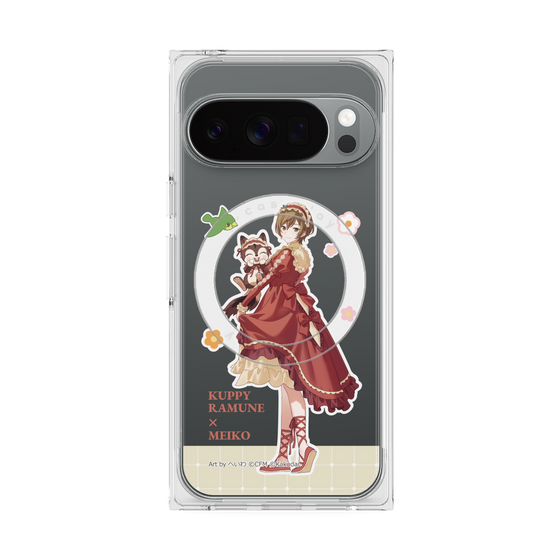 Premium Square Case with Pixelsnap［ Hatsune Miku × Kuppy Ramune - MEIKO × Ram - Full-body Illustration 2 ］