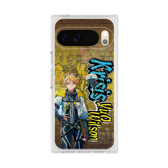 Premium Square Case with Pixelsnap［ NIJISANJI EN - Yu Q. Wilson - Street ］