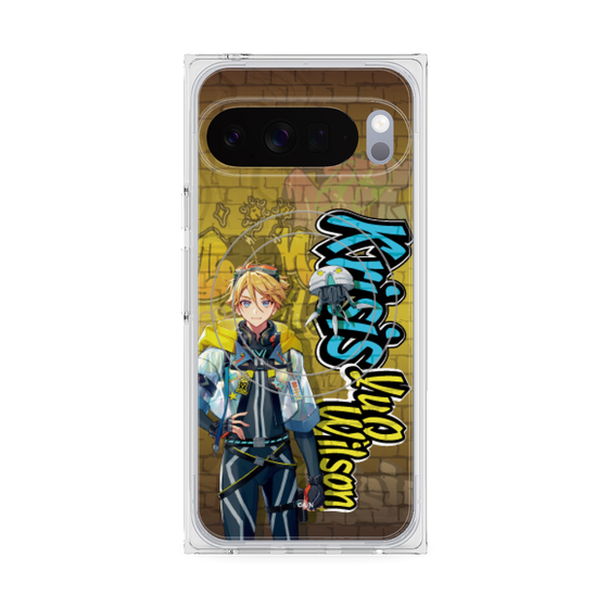Premium Square Case with Pixelsnap［ NIJISANJI EN - Yu Q. Wilson - Street ］