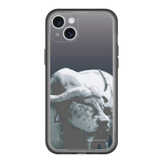 Slim Protection Premium Case［ The Izu Animal Kingdom - Buffalo Monochrome ］