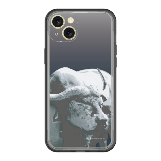 Slim Protection Premium Case［ The Izu Animal Kingdom - Buffalo Monochrome ］
