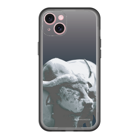 Slim Protection Premium Case［ The Izu Animal Kingdom - Buffalo Monochrome ］