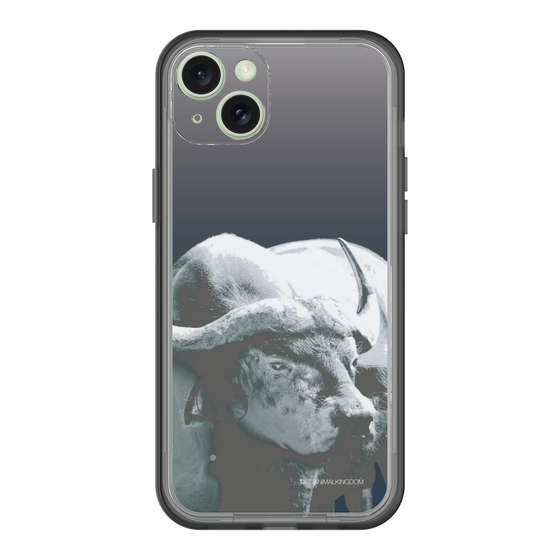 Slim Protection Premium Case［ The Izu Animal Kingdom - Buffalo Monochrome ］