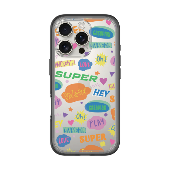 Slim Protection Premium Case［ Original - Colorful Moji ］