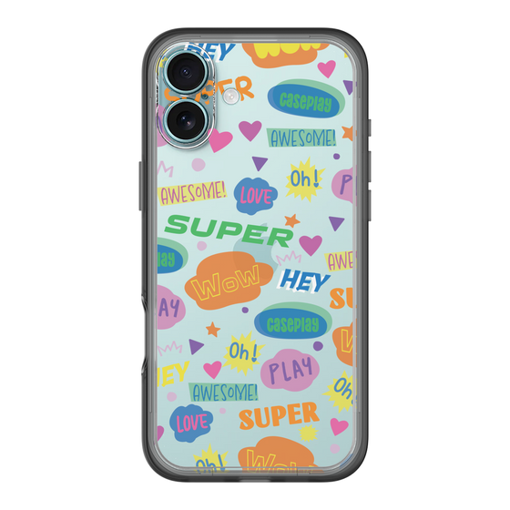 Slim Protection Premium Case［ Original - Colorful Moji ］