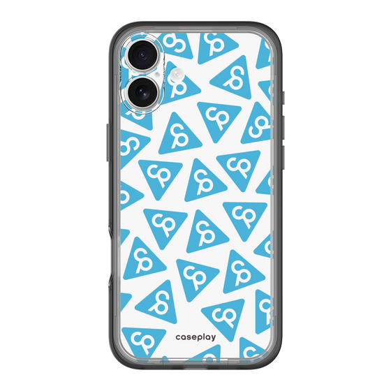 Slim Protection Premium Case［ Original - CASEPLAY Logo Mark - Light Blue ］