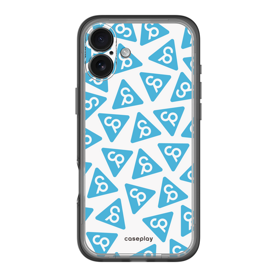 Slim Protection Premium Case［ Original - CASEPLAY Logo Mark - Light Blue ］