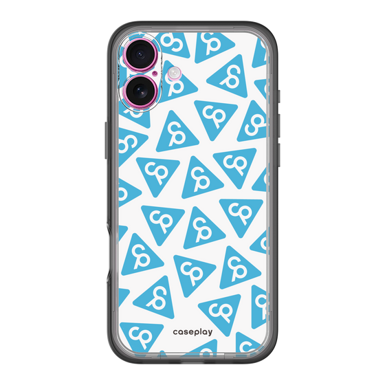 Slim Protection Premium Case［ Original - CASEPLAY Logo Mark - Light Blue ］