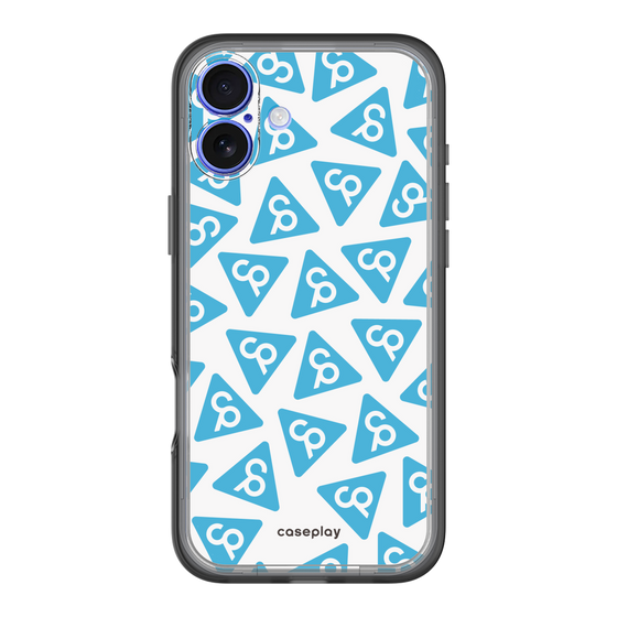 Slim Protection Premium Case［ Original - CASEPLAY Logo Mark - Light Blue ］
