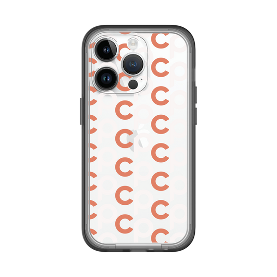 Slim Protection Premium Case［ Original - CASEPLAY Initial All-over Pattern - Orange ］