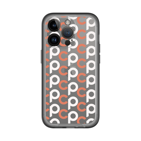 Slim Protection Premium Case［ Original - CASEPLAY Initial All-over Pattern - Orange ］
