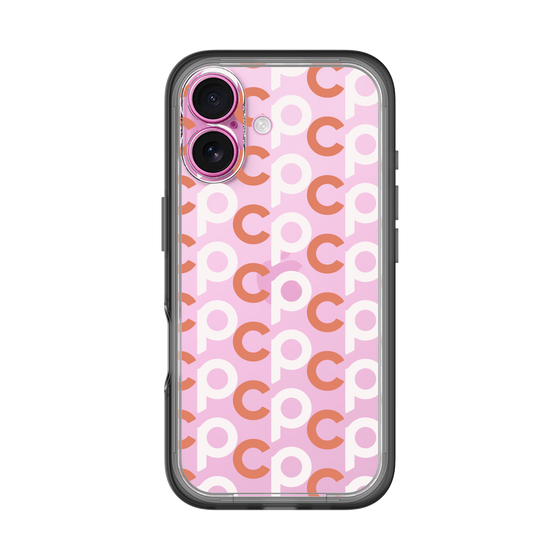 Slim Protection Premium Case［ Original - CASEPLAY Initial All-over Pattern - Orange ］
