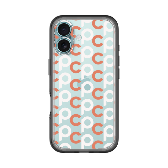 Slim Protection Premium Case［ Original - CASEPLAY Initial All-over Pattern - Orange ］
