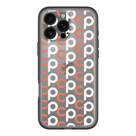 Slim Protection Premium Case［ Original - CASEPLAY Initial All-over Pattern - Orange ］