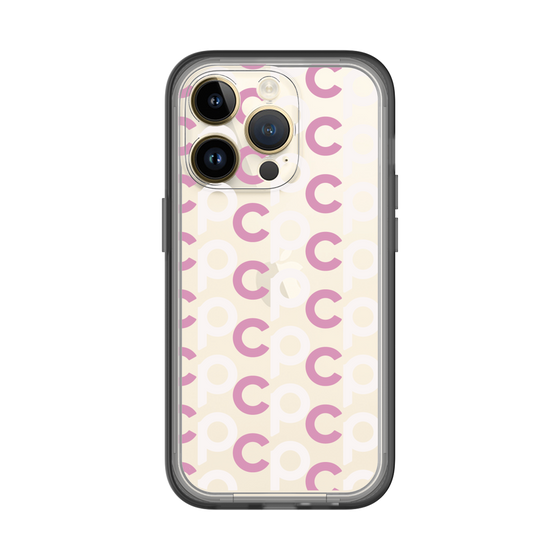 Slim Protection Premium Case［ Original - CASEPLAY Initial All-over Pattern - Pink ］