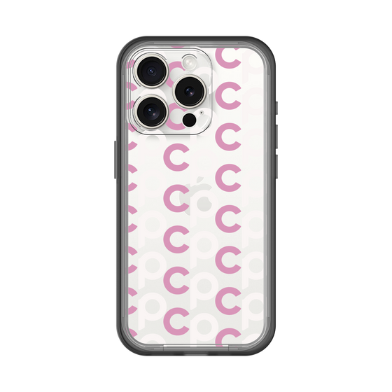 Slim Protection Premium Case［ Original - CASEPLAY Initial All-over Pattern - Pink ］