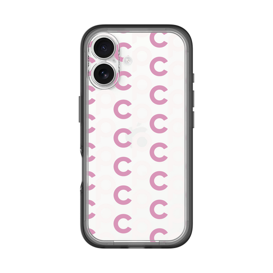 Slim Protection Premium Case［ Original - CASEPLAY Initial All-over Pattern - Pink ］