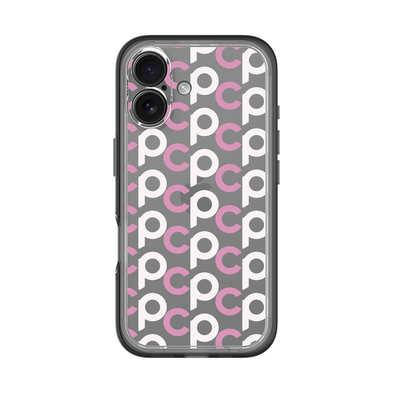Slim Protection Premium Case［ Original - CASEPLAY Initial All-over Pattern - Pink ］